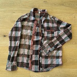 Free People Flannel Shirt size S